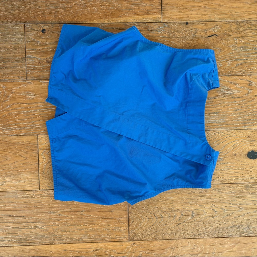 Everlane Cobalt Cropped Shell Top - Picture 3 of 4